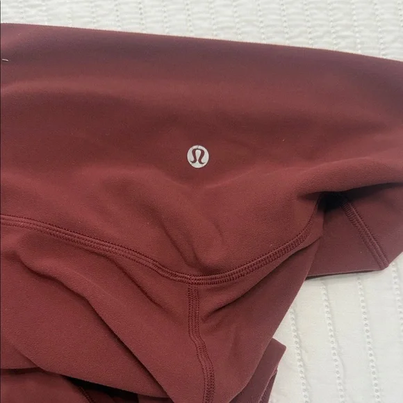 Lululemon Athletica Deep Red Leggings - Picture 5 of 5
